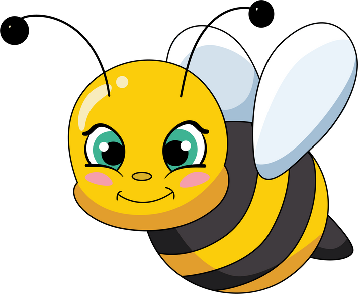 Bee Cartoon Illustration