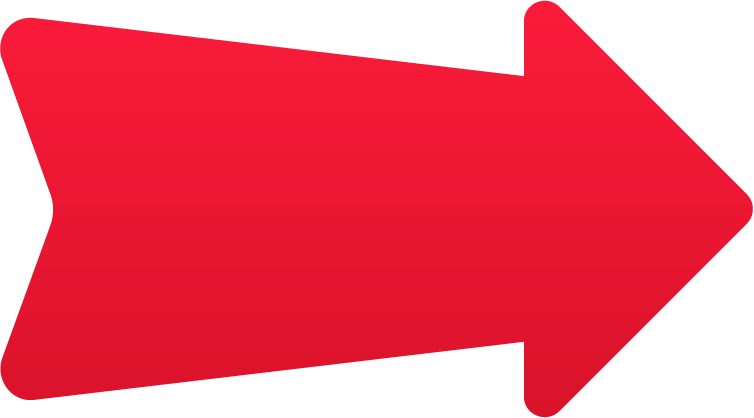 Red Arrow Direction Pointer Icon
